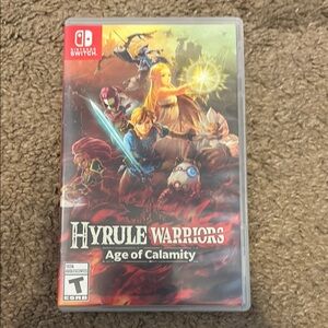 Nintendo Hyrule Warriors: Age of Calamity - Red and Blue Cover